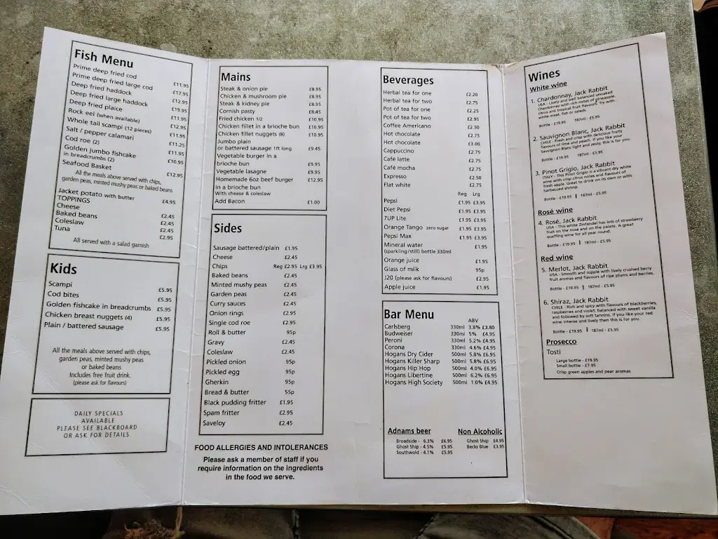 Menu_Fishers of Hunstanton_Hunstanton_image_1