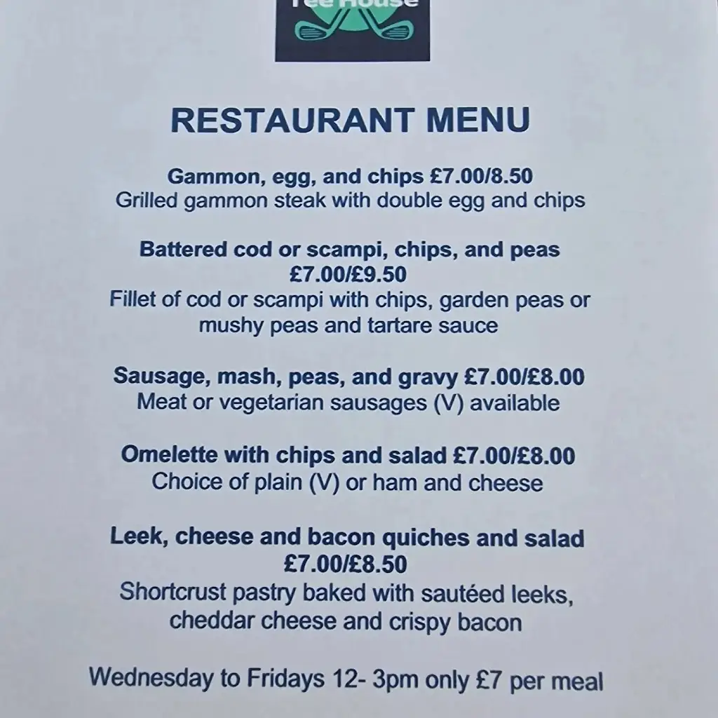 Menu_The Tee House_Hucknall_image_2