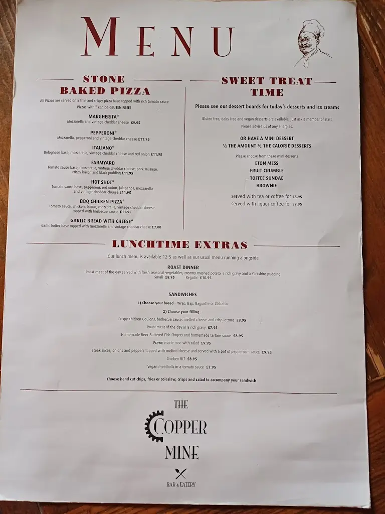 Menu_The Copper Mine_Hunwick_image_2