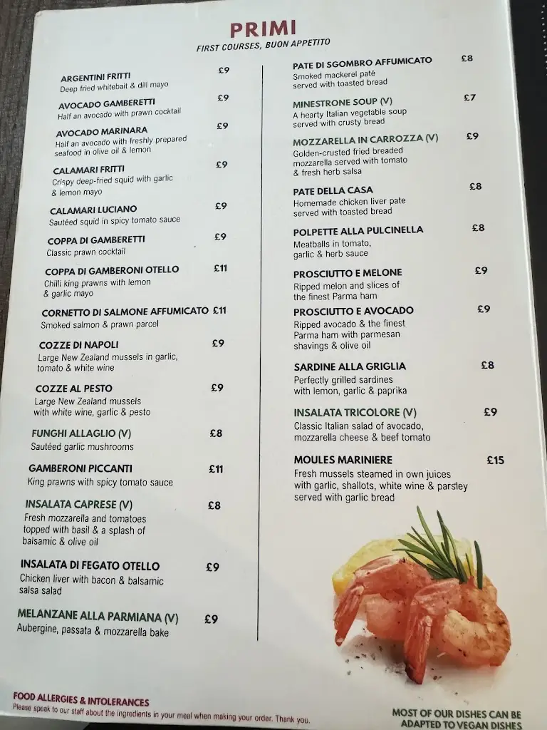 Menu_Otello Restaurant Hove_Hove_image_2