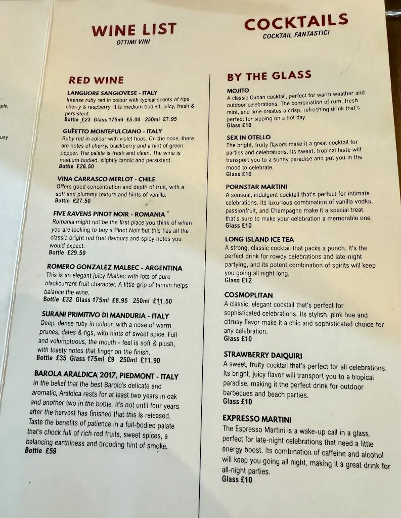 Menu_Otello Restaurant Hove_Hove_image_4