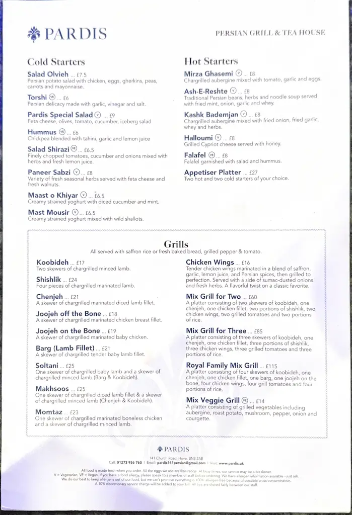 Menu_Pardis Hove_Hove_image_1
