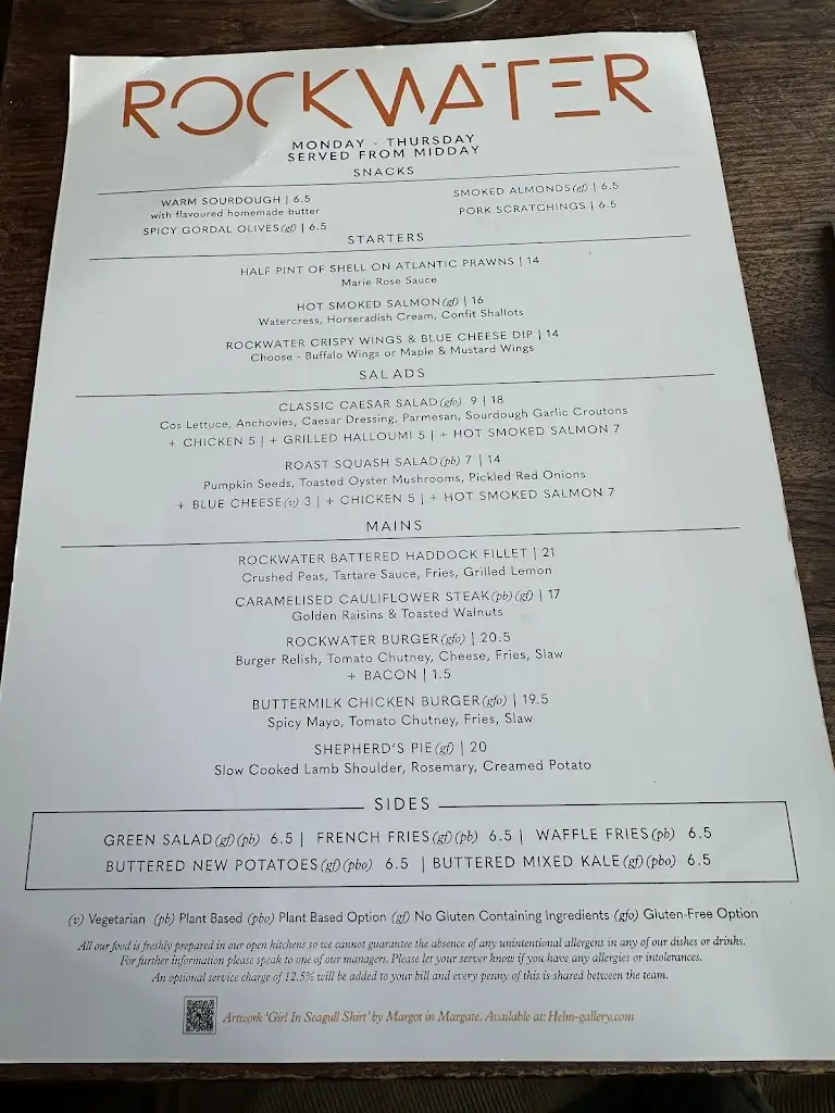 Menu_Rockwater Hove_Hove_immagine_1