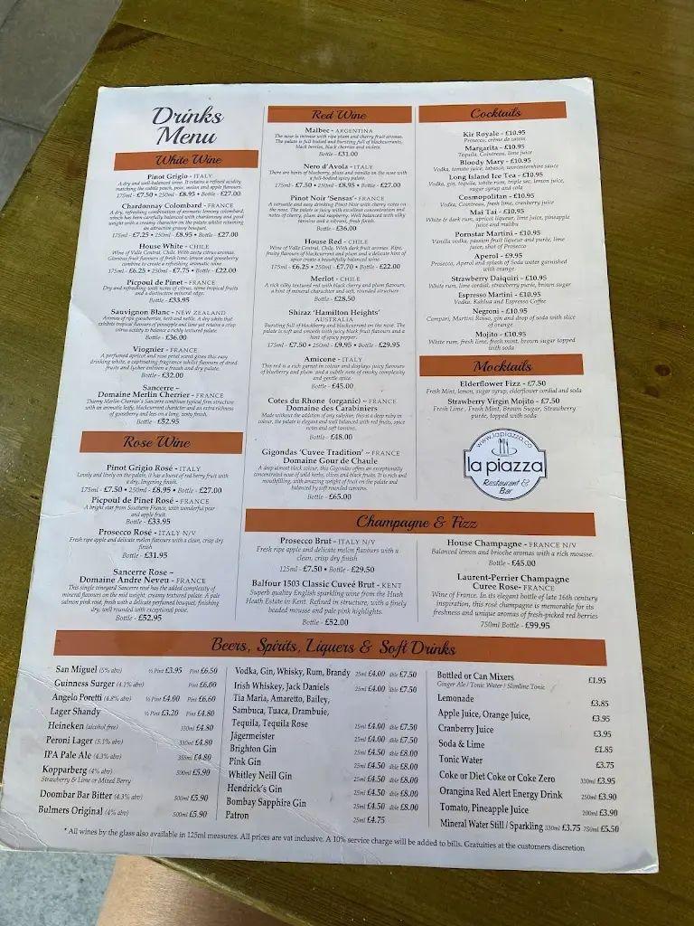 Menu_La Piazza_Hove_image_4