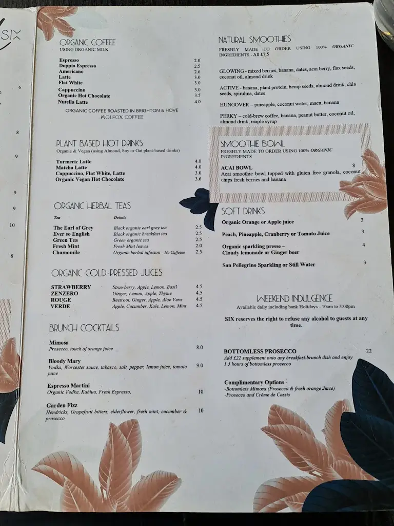 Menu_Six - Brighton & Hove_Hove_image_3