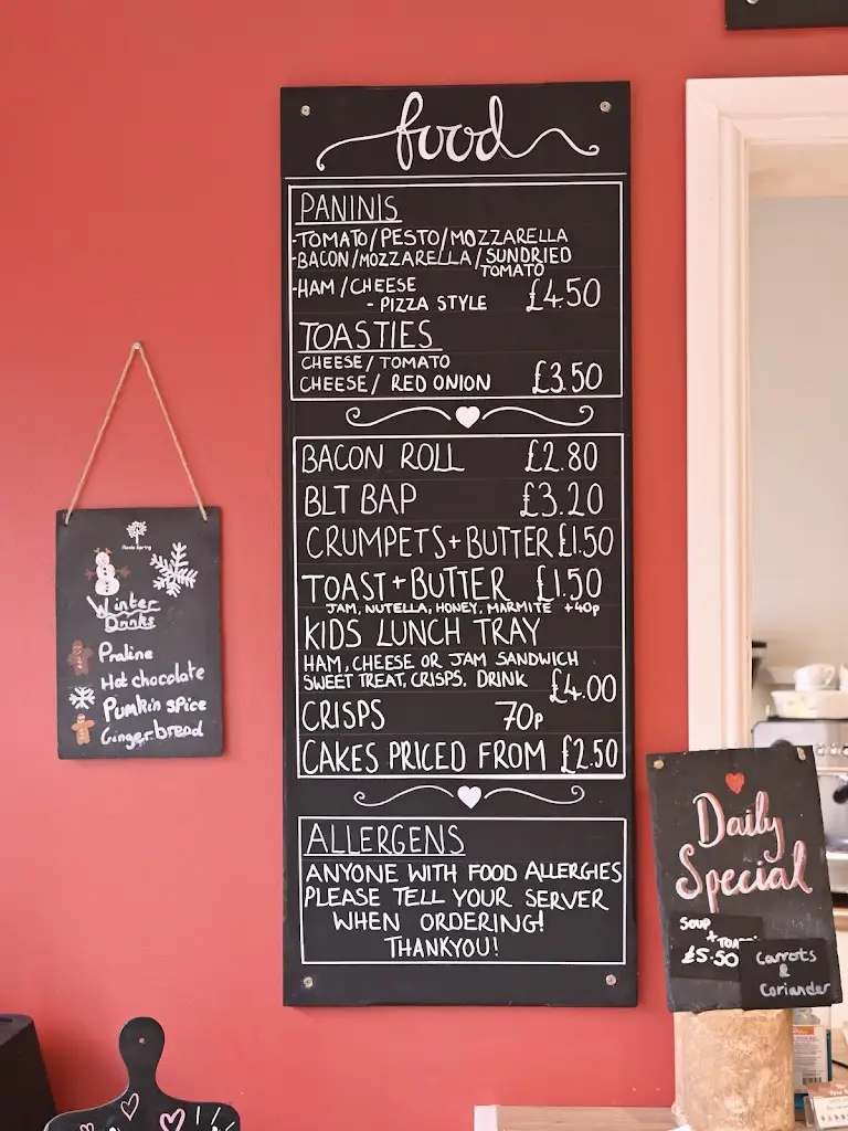 Menu_The Open Door_Bardney_image_1
