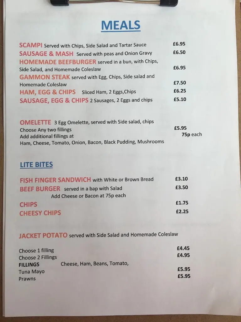 Menu_The New Rays Roadhouse_Huntspill_image_4