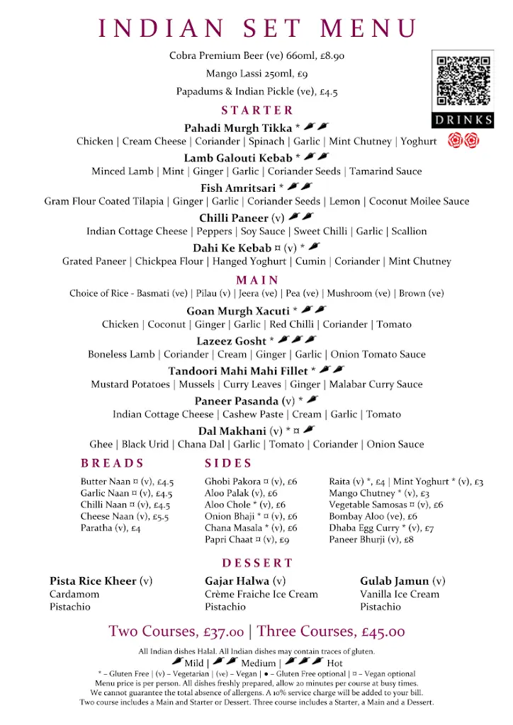 Menu_Caprice Restaurant at Crowne Plaza Reading_Hurst_image_2