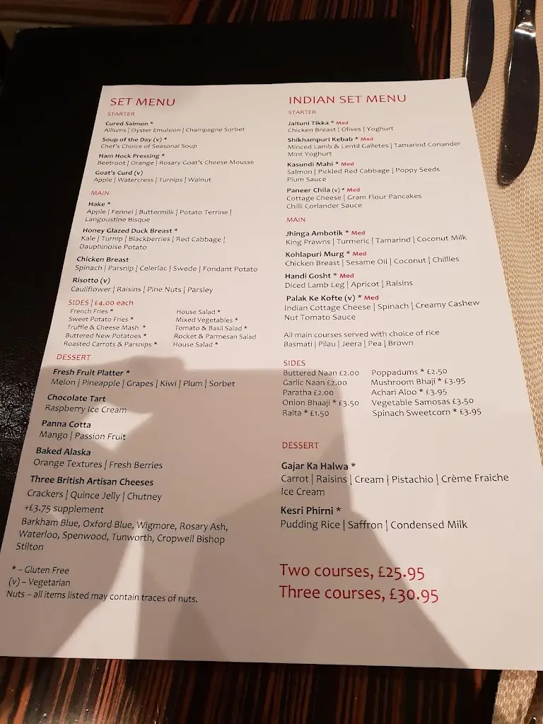 Menu_Caprice Restaurant at Crowne Plaza Reading_Hurst_image_3