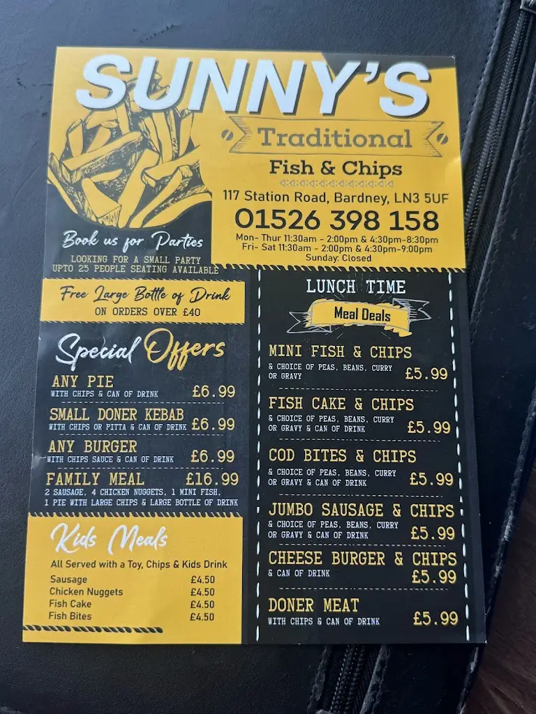 Menu_Sunny Fish and Chips_Bardney_image_1