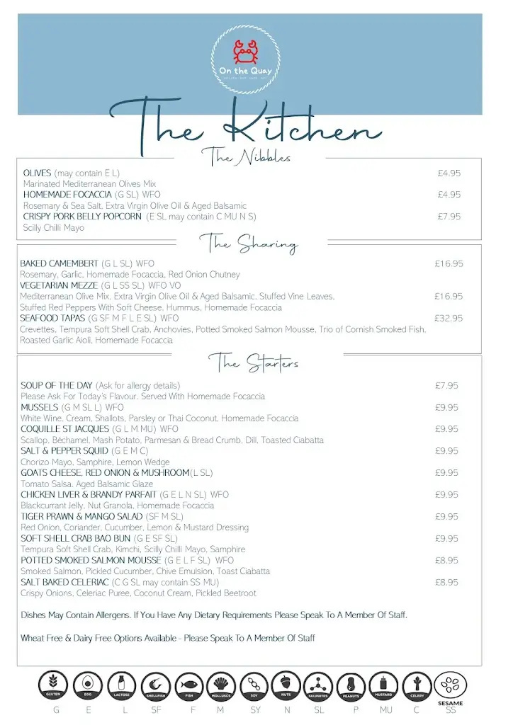 Menu_On The Quay_Hugh Town_image_2