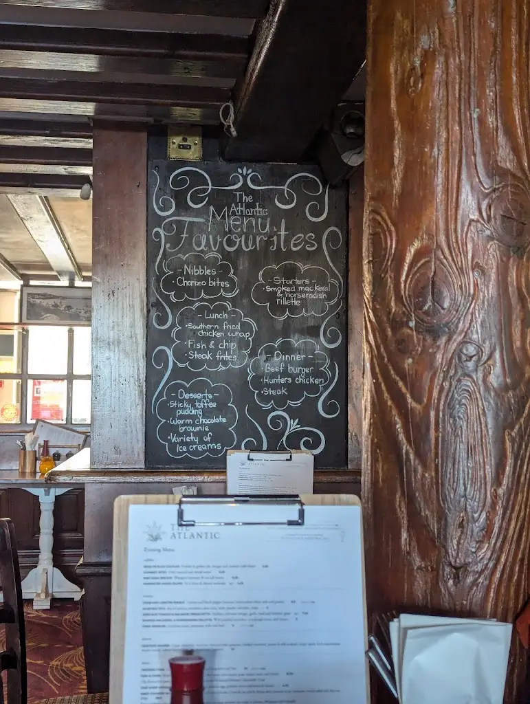 Menu_The Atlantic Inn, St Mary's_Hugh Town_image_4