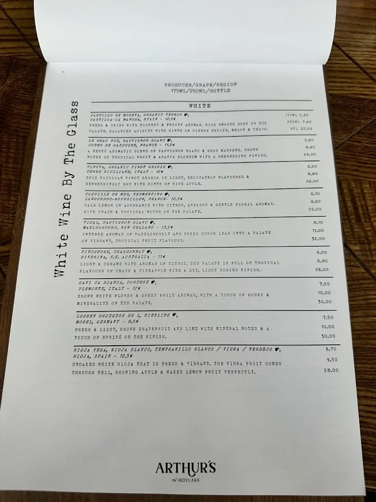 Menu_Arthurs Wine Bar & Eatery Hoylake_Hoylake_image_3