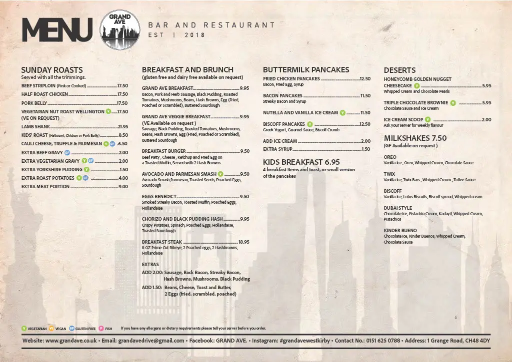 Menu_Grand Ave Bar and Restaurant_Hoylake_image_3