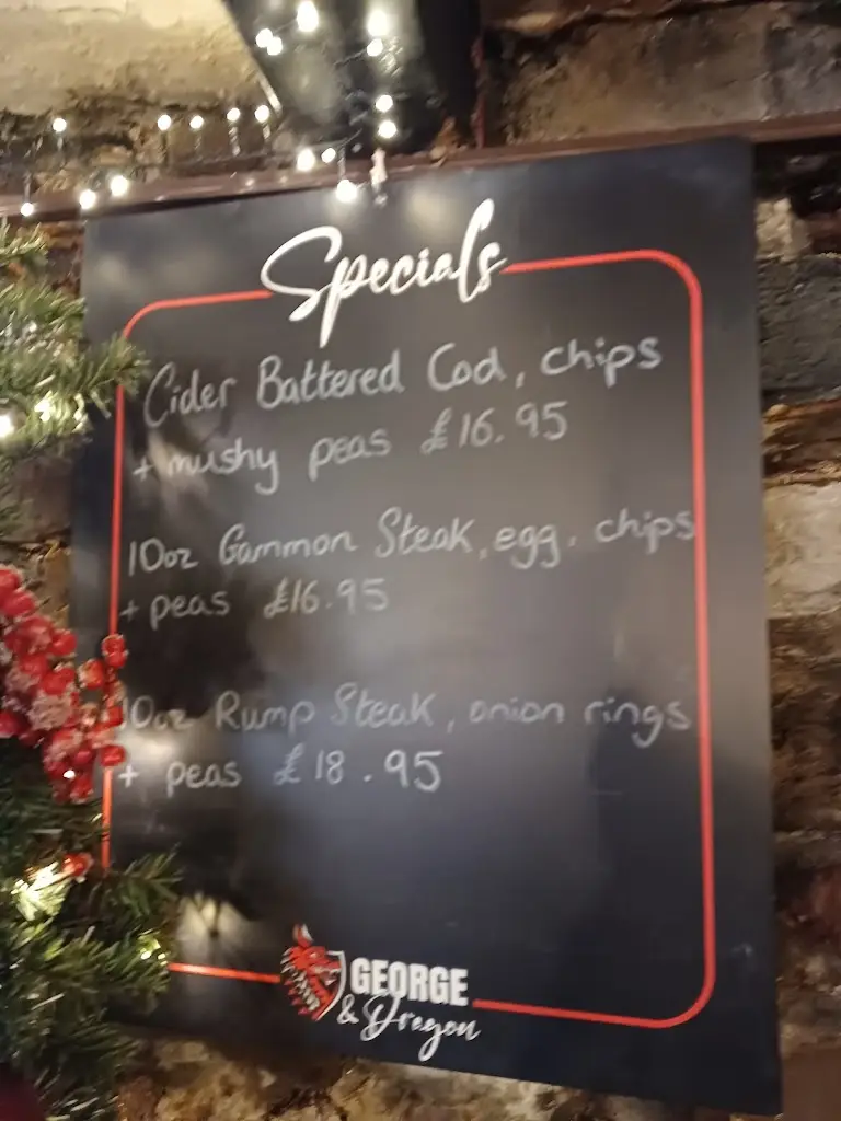 Menu_George & Dragon_Ilfracombe_image_3