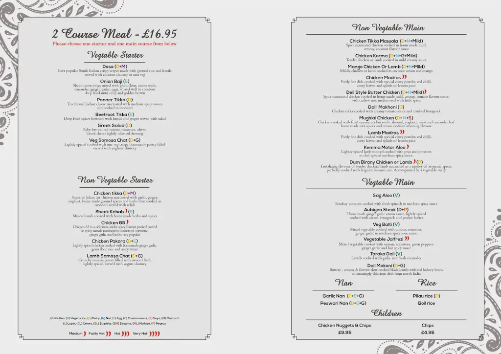 Menu_Cinnamon Lodge_Abbots Langley_image_2