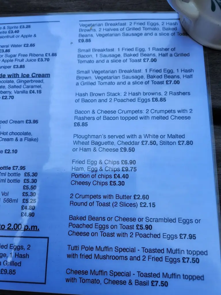 Menu_The Tutti Pole_Hungerford_image_2