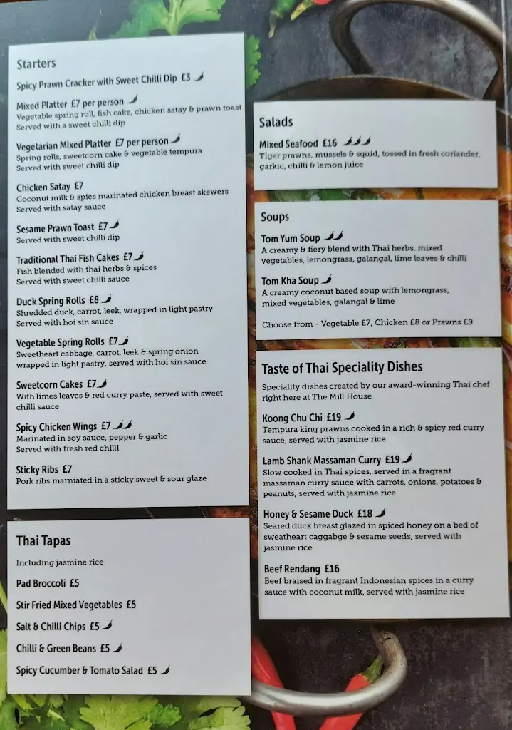 Menu_The Blue Ball_Hungerford_image_1