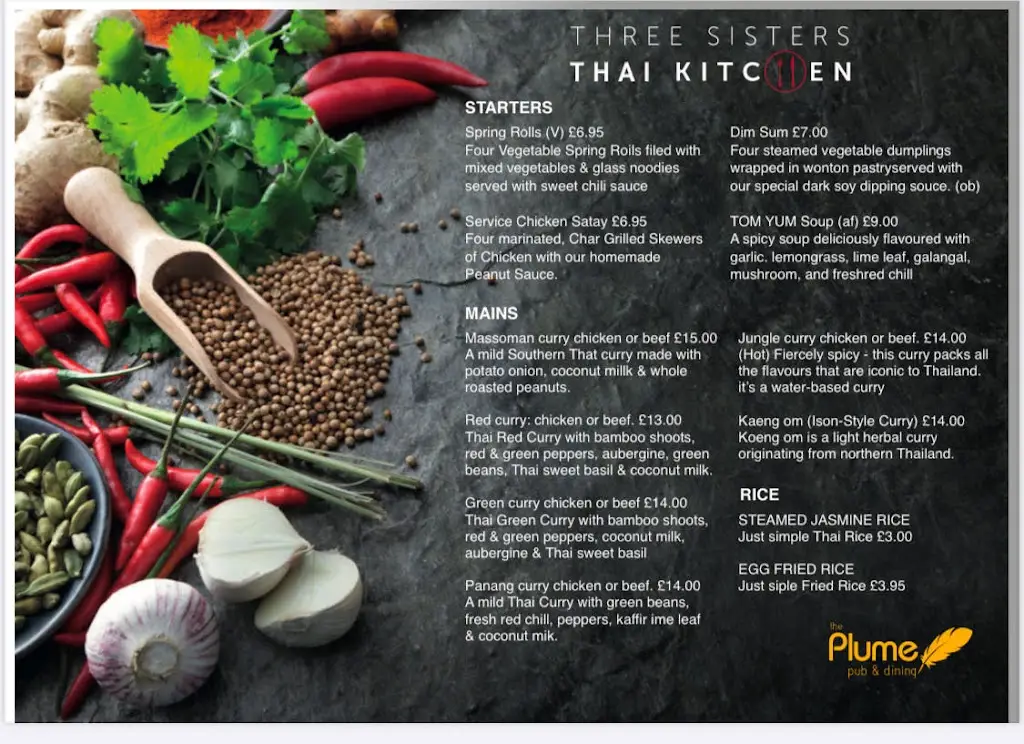 Menu_Three sisters thai kitchen_Hungerford_image_1