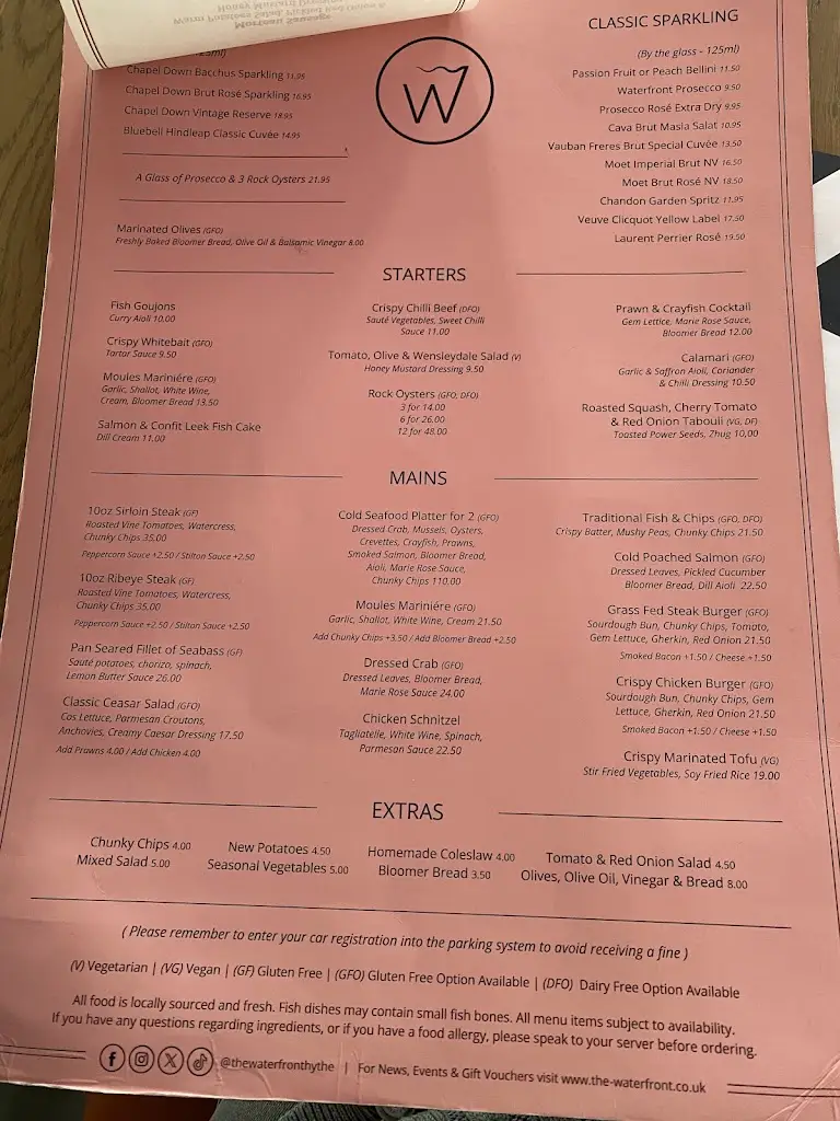 Menu_The Waterfront Hythe_Hythe_image_3