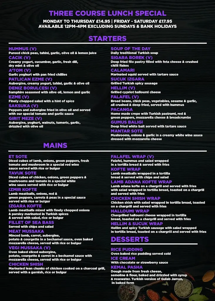 Menu_SUNSHINE MEZE, BBQ, WINE & COCKTAIL BAR_Hythe_image_1