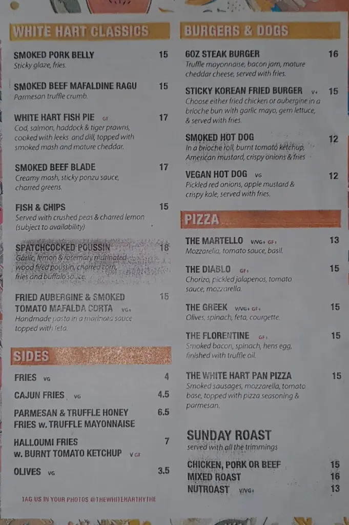 Menu_The White Hart_Hythe_image_3