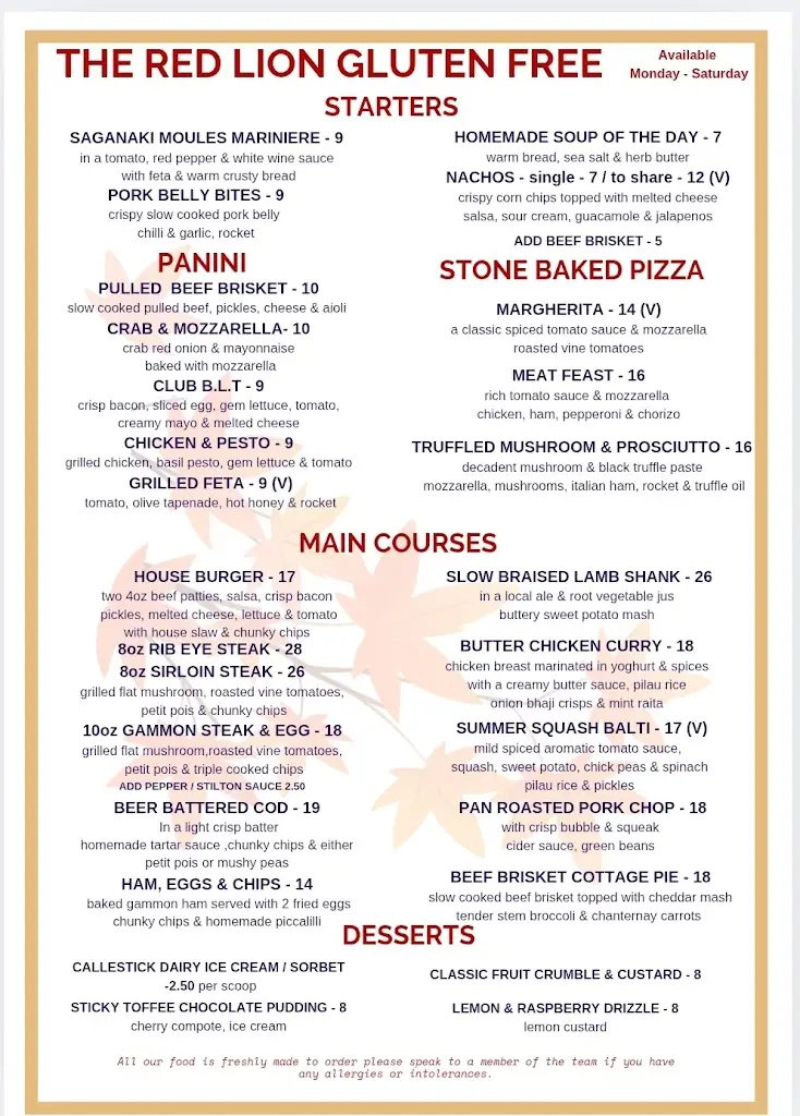 Menu_The Red Lion_Hythe_image_4