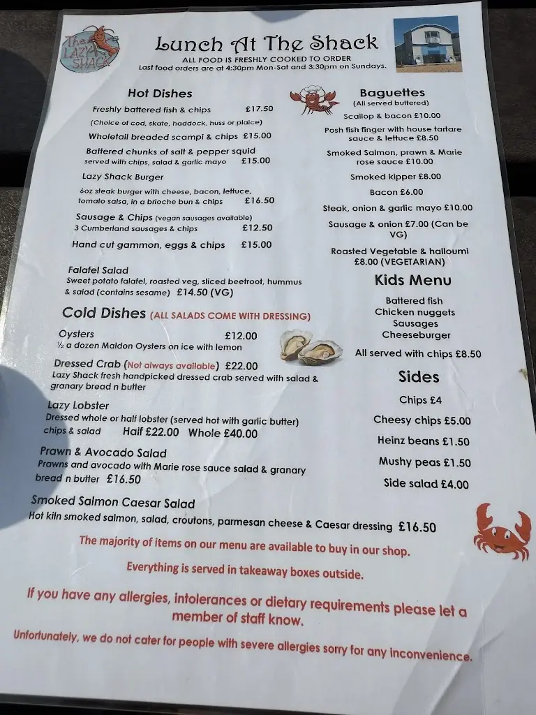 Menu_The Lazy Shack_Hythe_image_2