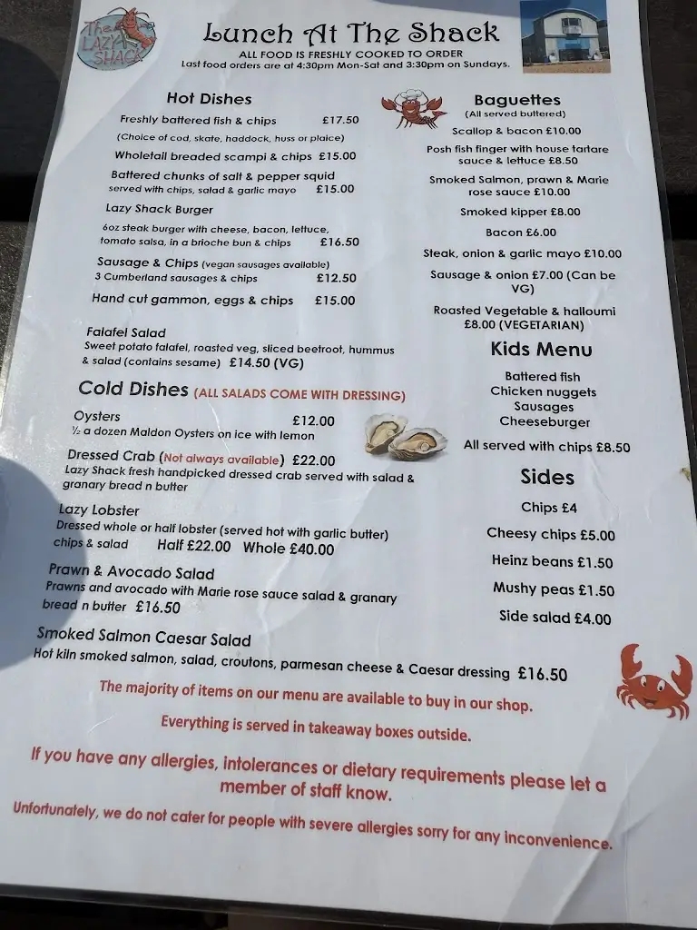 Menu_The Lazy Shack_Hythe_image_3