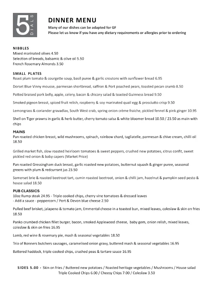 Menu_The Five Dials Inn_Ilminster_image_3