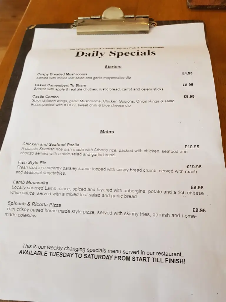 The Wheelbarrow Castle_Inkberrow_menu_image_1