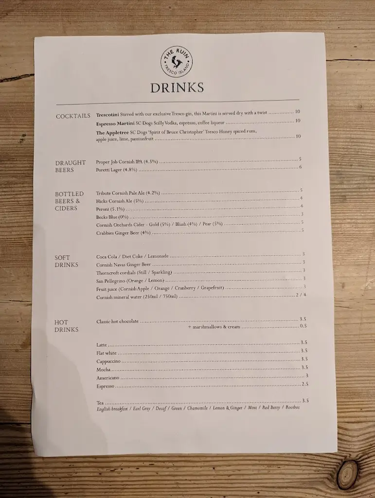 Menu_The Ruin Beach Café_Isles of Scilly_image_4