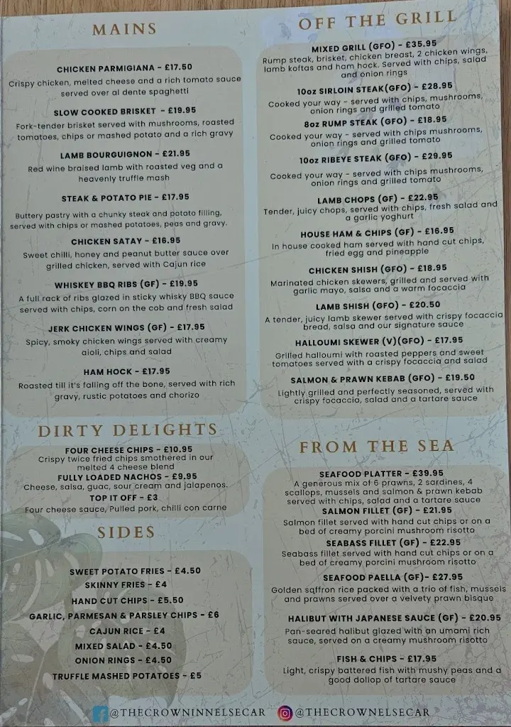 Menu_The Crown Inn Elsecar_Hoyland Nether_image_1