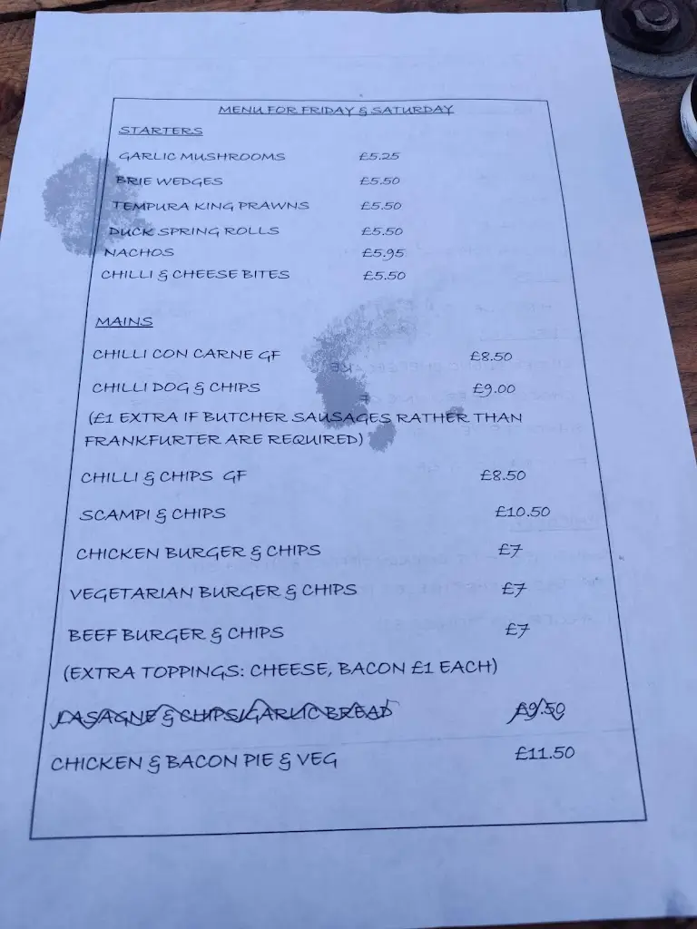 Menu_The Rising Sun_Isleham_image_1