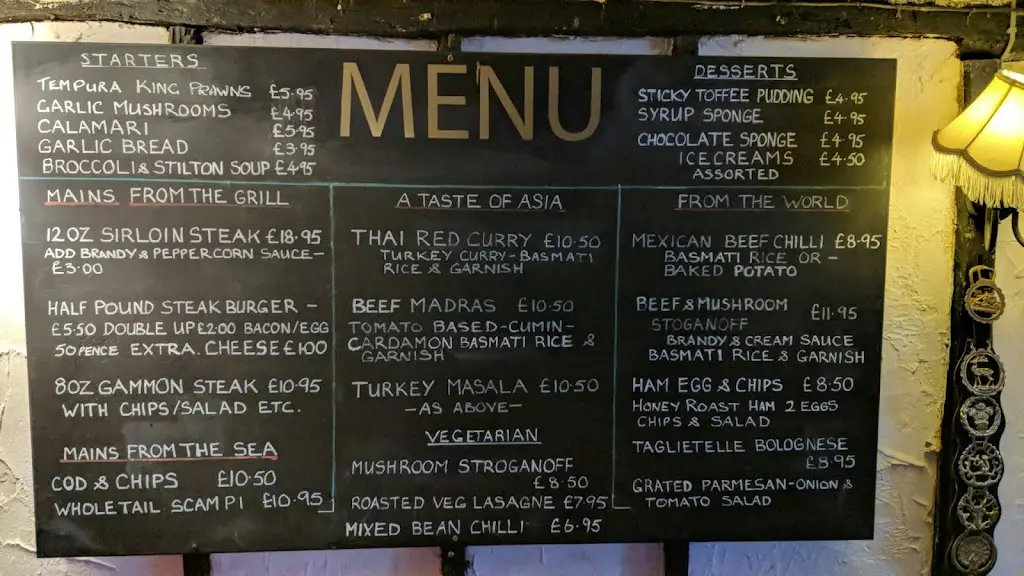 Menu_The Griffin_Isleham_image_1