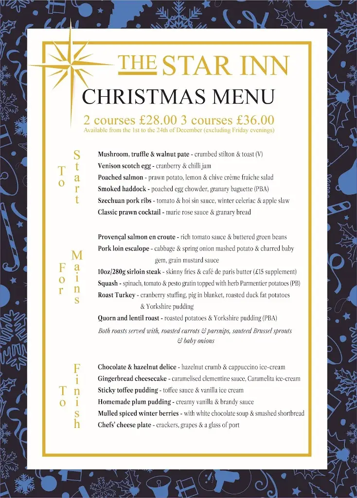 Menu_The Star Inn_Ingatestone_image_1