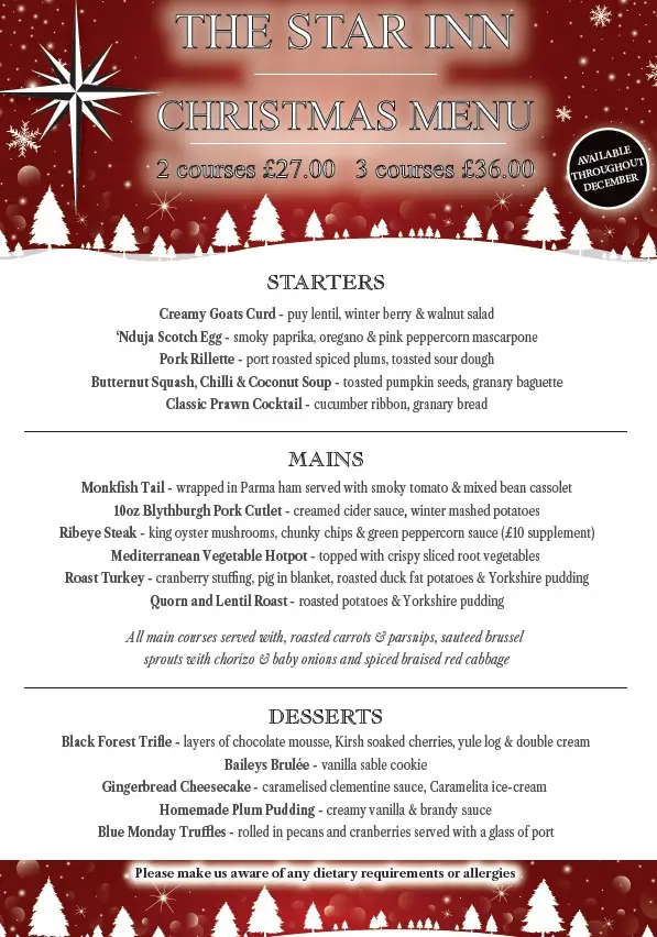 Menu_The Star Inn_Ingatestone_image_2