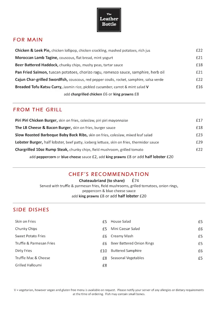 Menu_The Leather Bottle Blackmore_Ingatestone_image_2