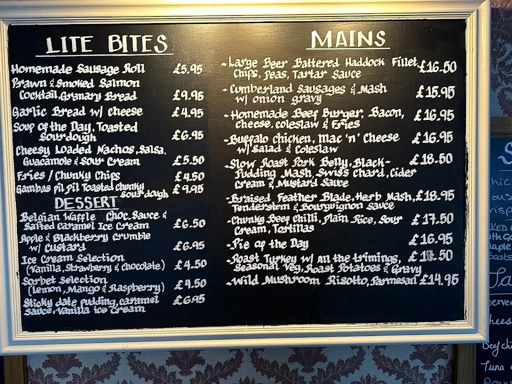 Menu_The Viper Mill Green_Ingatestone_image_2