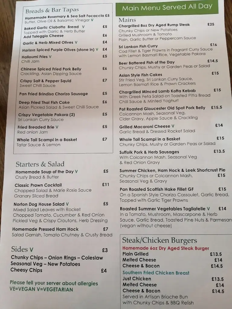 Menu_The Norton Dog_Ixworth_image_1