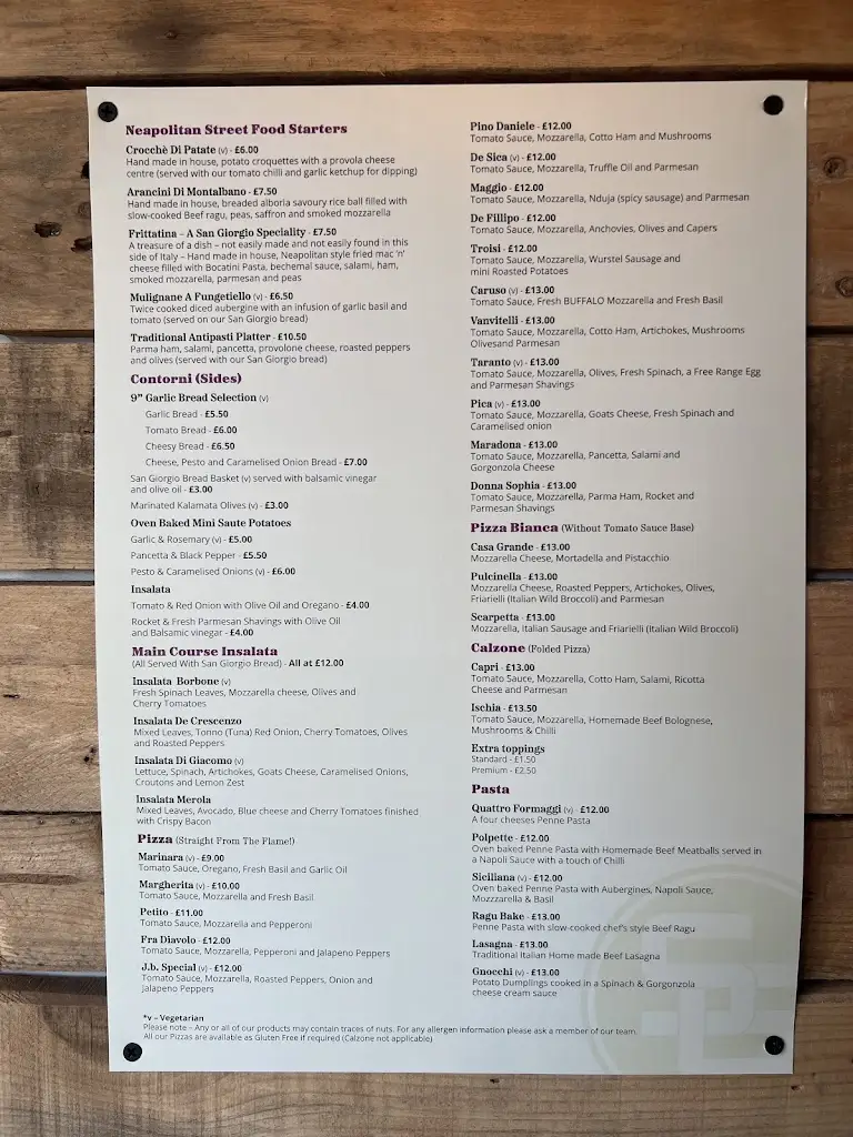 Menu_San Giorgio Pizzeria Abbots Langley_Abbots Langley_immagine_4