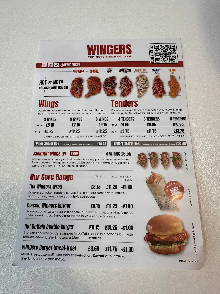 Menu_Wingers Sittingbourne_Iwade_image_2