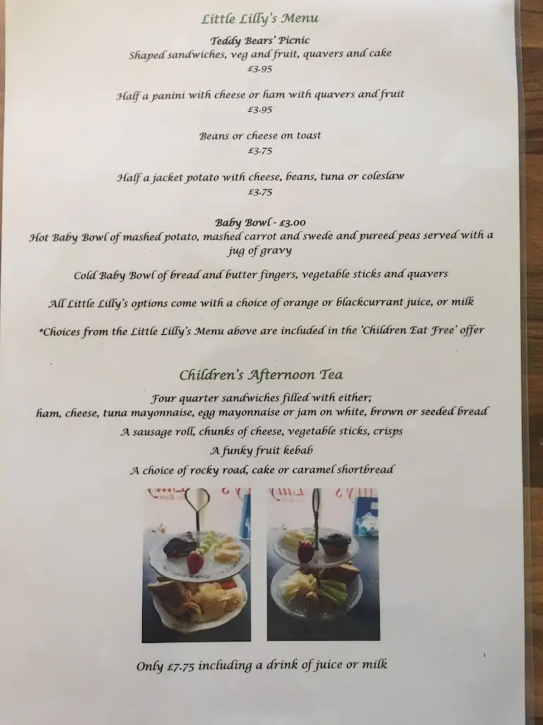 Menu_Lilly's Tea Room Ltd_Keelby_image_3