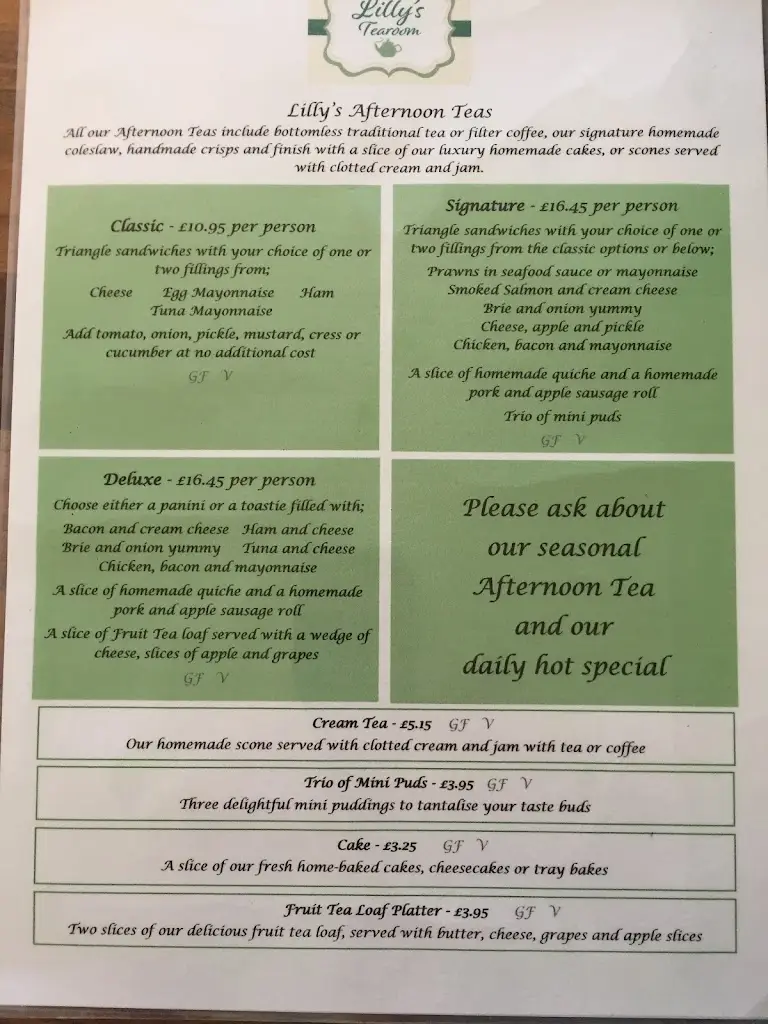 Menu_Lilly's Tea Room Ltd_Keelby_image_4