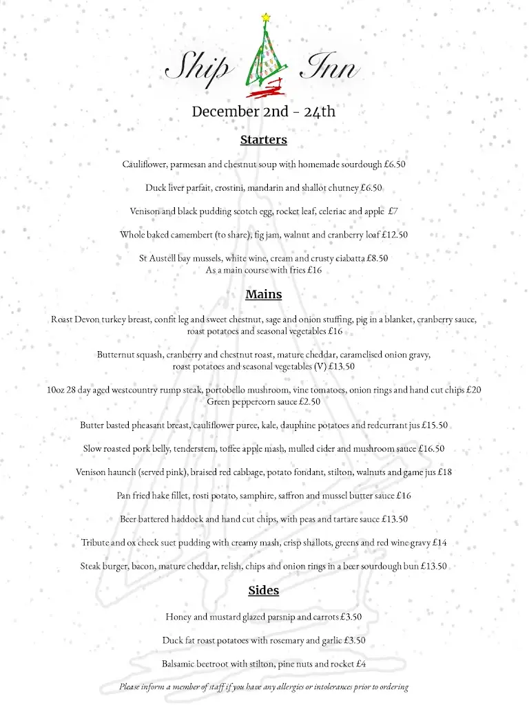 Menu_The Ship Inn_Ivybridge_image_2