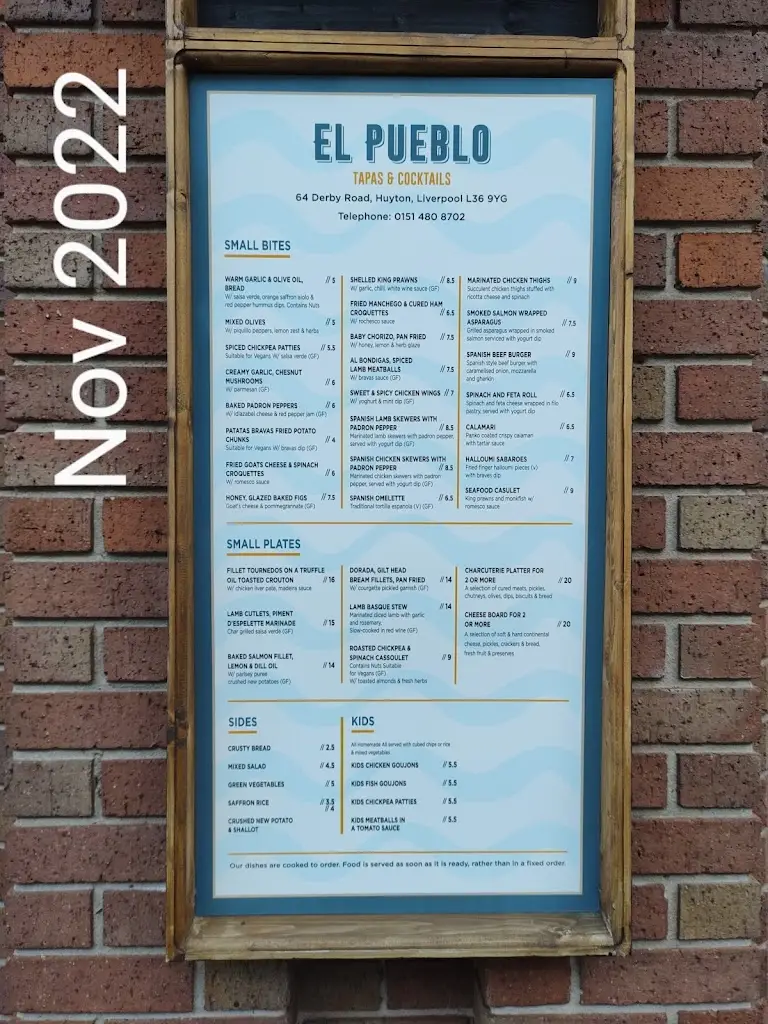 Menu_El Pueblo_Huyton_image_1