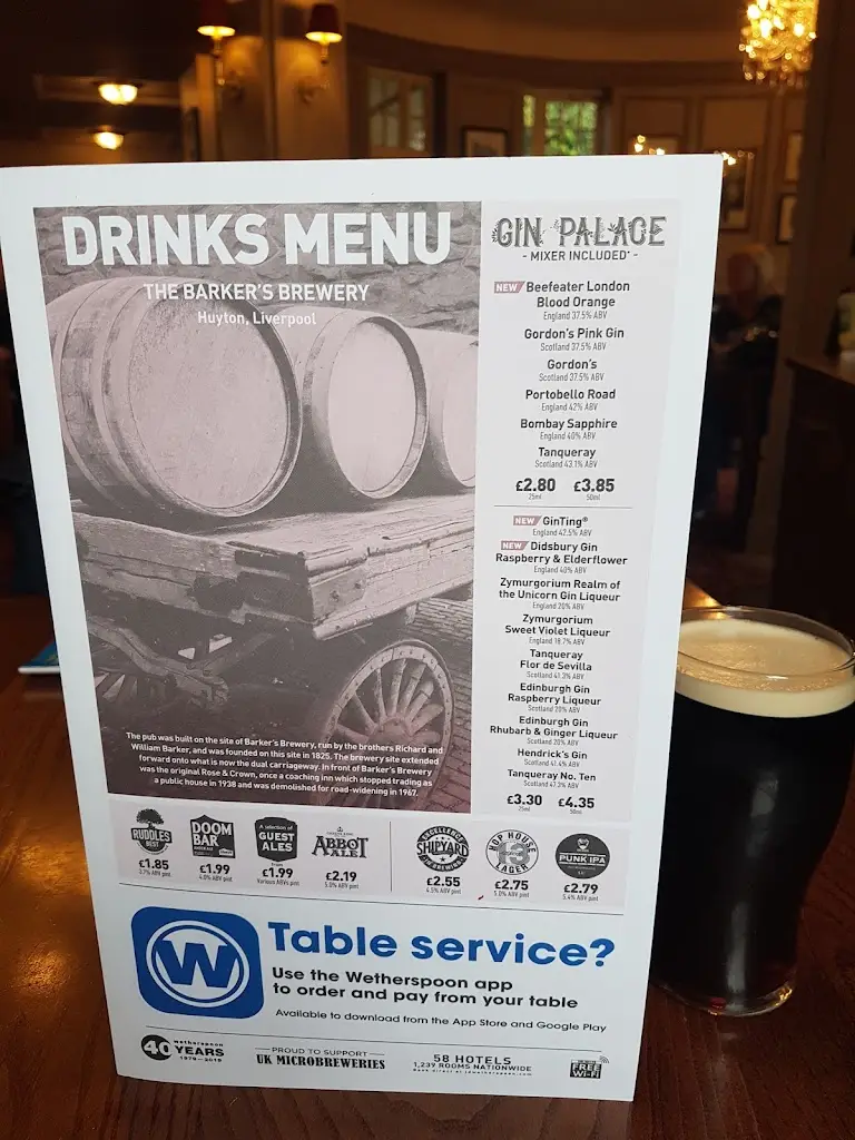 Menu_The Barker's Brewery - JD Wetherspoon_Huyton_image_4