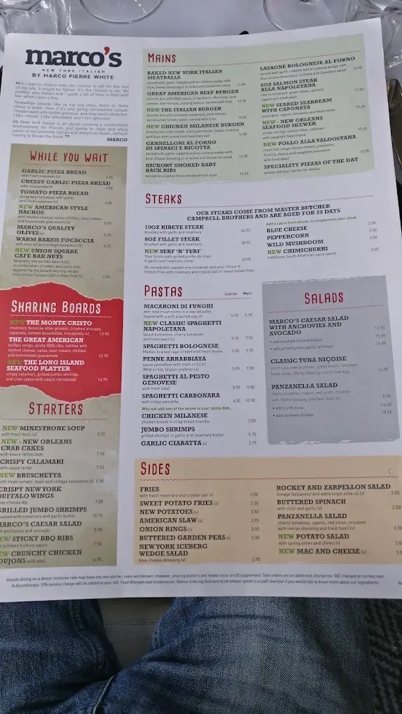 Menu_Marco's New York Italian Kegworth_Kegworth_image_2