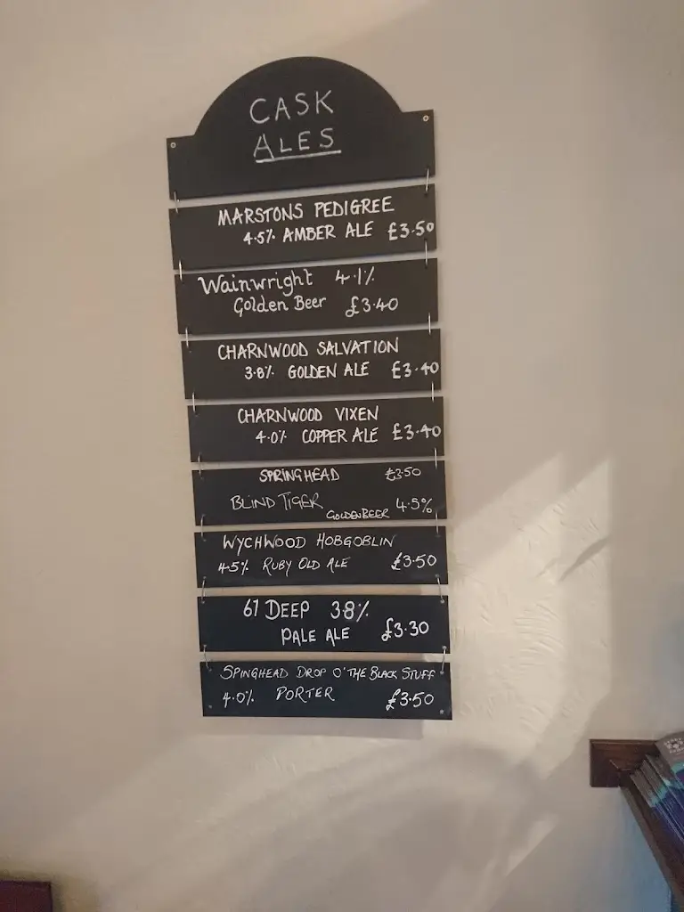 Menu_The Red Lion_Kegworth_image_1