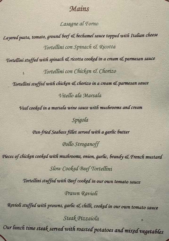 Menu_La Stalla Italian restaurant in Solihull_Balsall Common_image_2